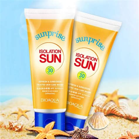 80g Facial Sunscreen Creams Sun Lotion Tanning Oil Spf 30 Isolation Uv