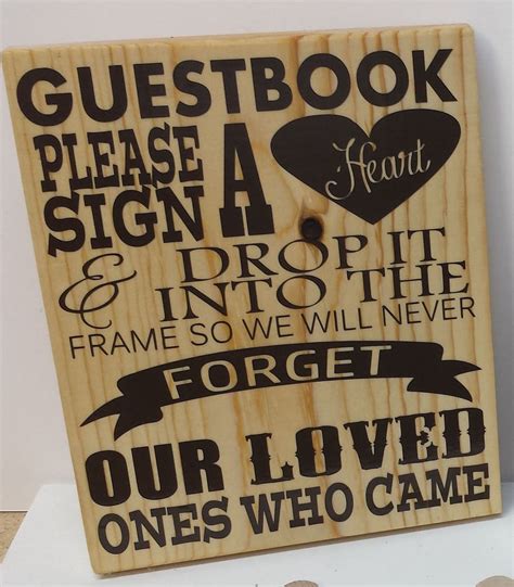 Unique Wedding Guestbook Sign And Drop In Frame Alternate Guestbook
