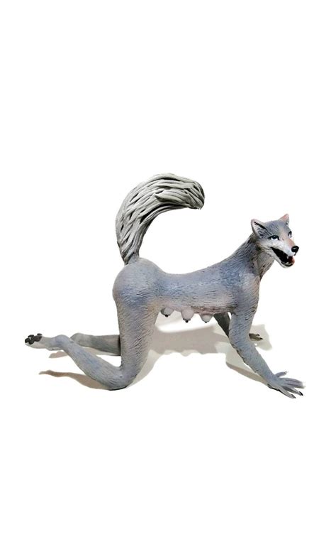 Nude Anthro Wolf Furry Yiff Figurine Nsfw Erotic Figure Etsy