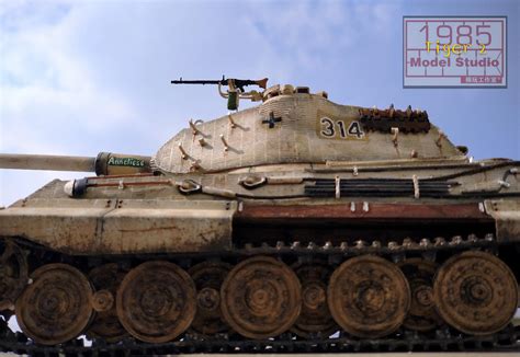模型與實車欣賞系列 二戰德軍虎王重型坦克保時捷炮塔 頭條匯