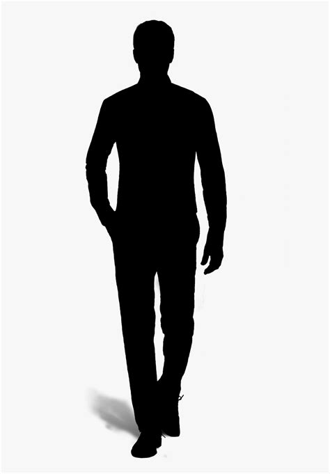 Clip Art Silhouette Vector Graphics Openclipart Image Man Walking