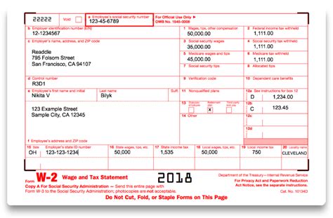 How To Fill Out Irs Form W 2 2017 2018 Pdf Expert