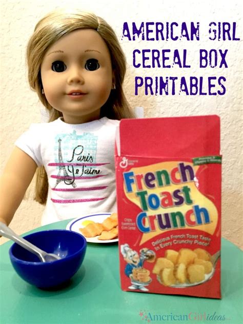 Add to favorites custom printable cereal box yoda valentine day joyprintableboutique. American Girl Cereal Boxes • American Girl Ideas | American Girl Ideas
