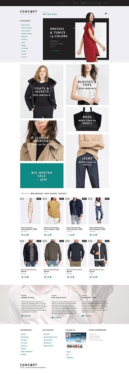 Clothing Ecommerce Template