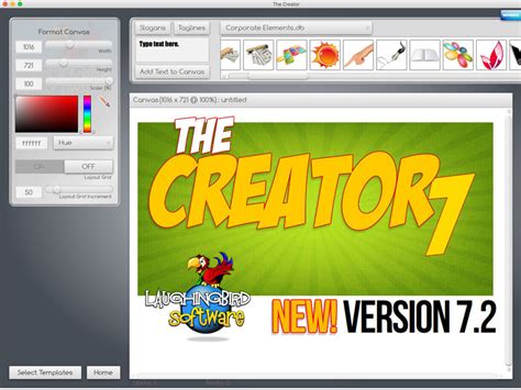 The Creator For Mac 729 The Logo Creator By Laughingbird Software