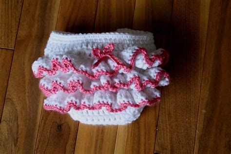 Ruffled Diaper Cover And Headband Pattern Crochet Pattern By Ramona