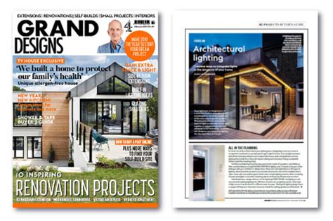 Feature On Architectural Lighting In Grand Designs Magazine February