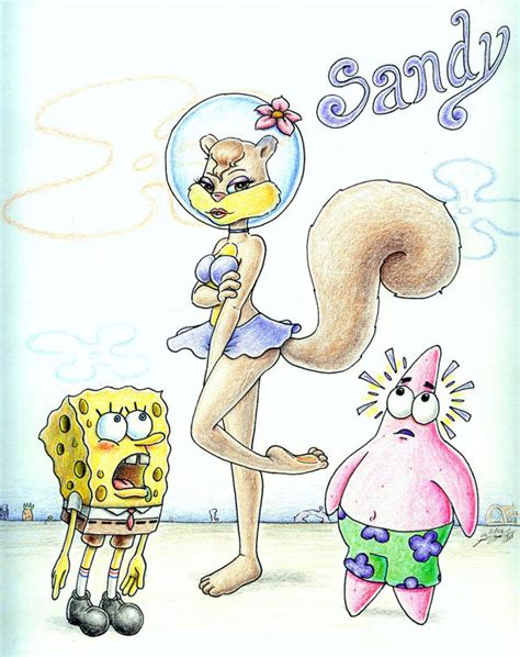 Spongebob And Sandy Spongebob Squarepants Fan Art 36783139 Fanpop