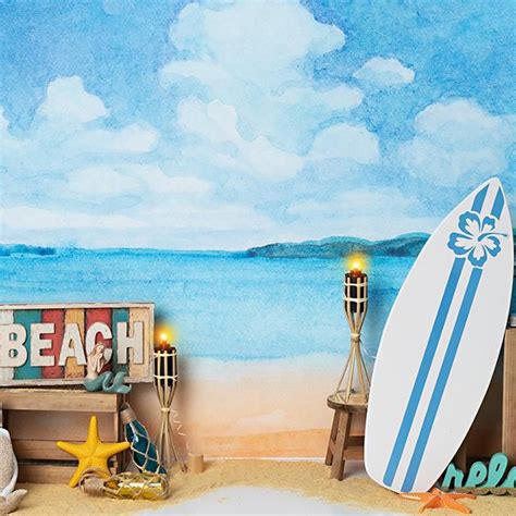 Beach Life Fancy Fabric And Props Beach Props Beach Backdrop Fabric