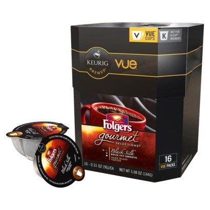 Ships from and sold by amazon us. Folgers Gourmet Black Silk Coffee Keurig Vue Cups 32 Count ...