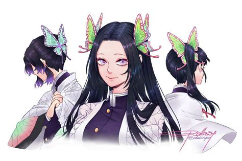 Demon Slayer Butterfly Sisters Painting Process Art Amino