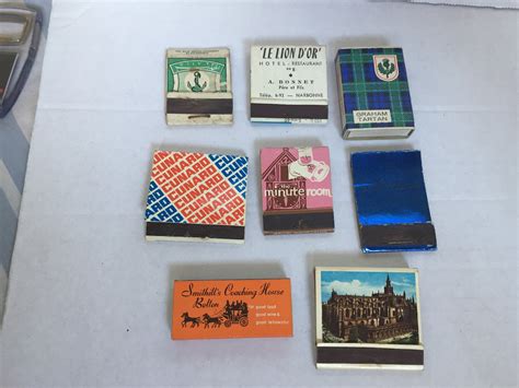 Vintage Matchbooks From The 1960s To 1980s 25 In Etsy