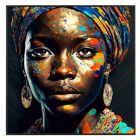 World Menagerie African Woman Unframed Print Uk