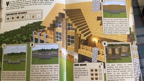 Minecraft Wooden House From Construction Handbook