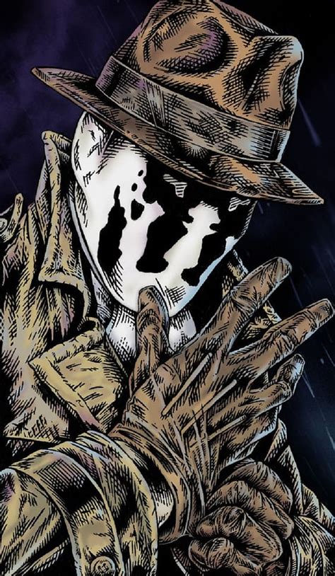 Rorschach Comics Watchmen Hd Phone Wallpaper Peakpx