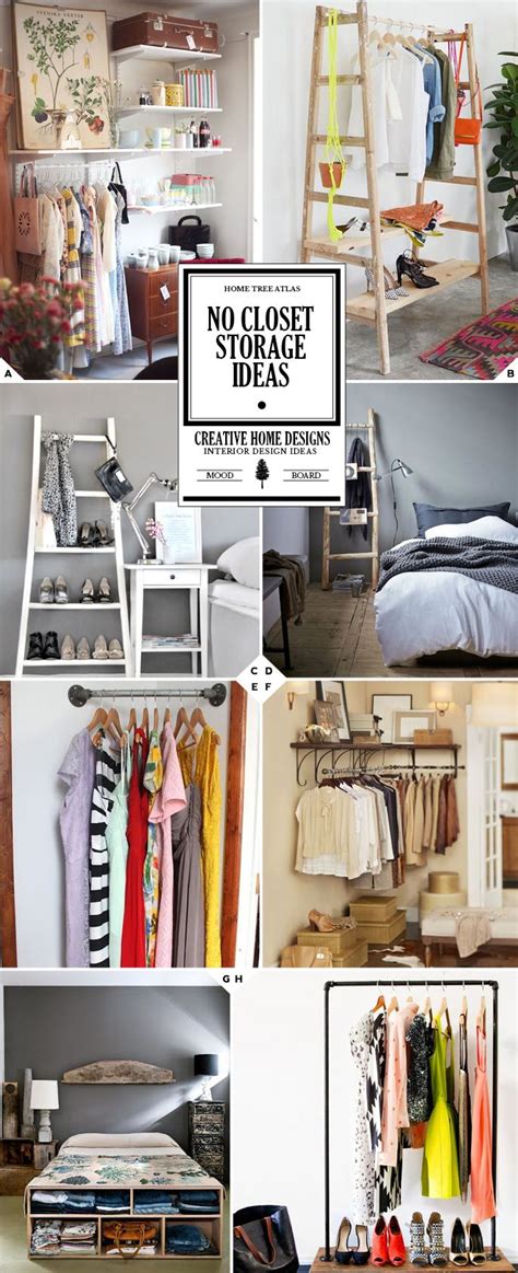Maybe you would like to learn more about one of these? Getting Creative: No Closet Solutions and Storage Ideas ...