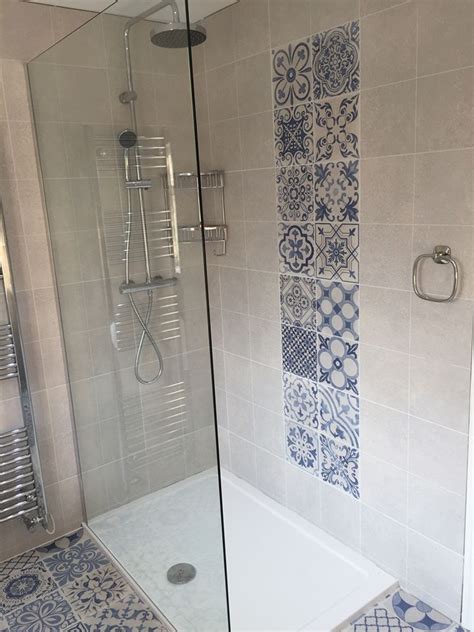 From startling simplicity, great beauty is born. Skyros Delft Blue Wall and Floor Tiles in 2020 | Bathroom ...