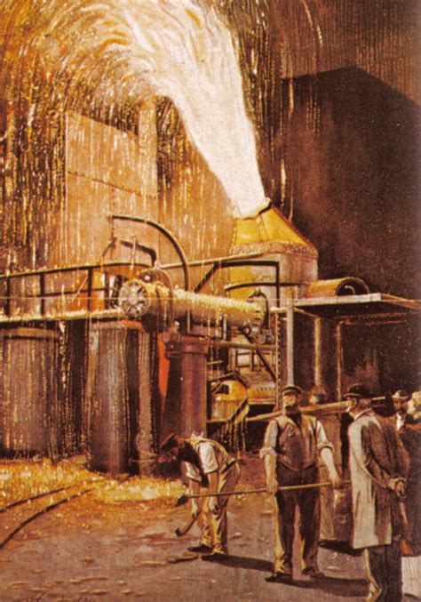 Bessemer Furnace Bessemer French History Steel Mill