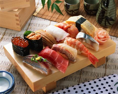 Oriental Still Asian Fish Meat Japan Life Meal 1080p Food