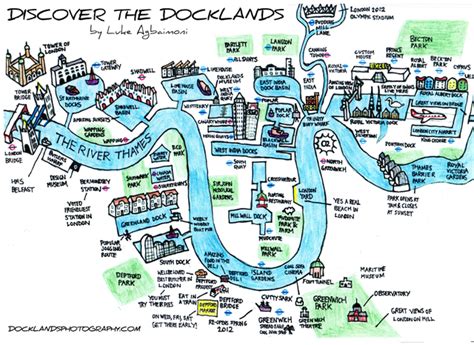 Hand Drawn Maps Of London Docklands Londonist