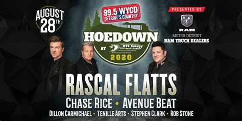 Cancelled 995 Wycd Hoedown Featuring Rascal Flatts 313 Presents