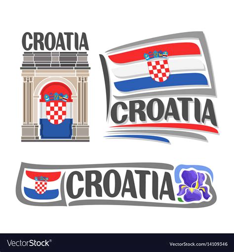 Logo For Croatia Royalty Free Vector Image Vectorstock