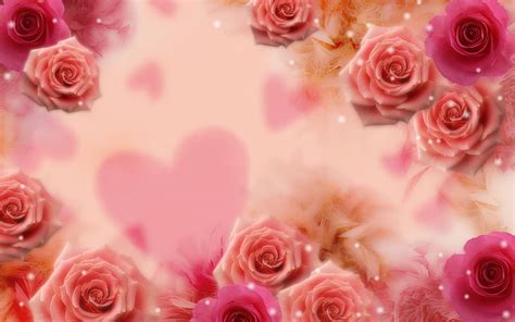 Valentine Roses Valentine Roses Corazones Pink Hd Wallpaper Peakpx