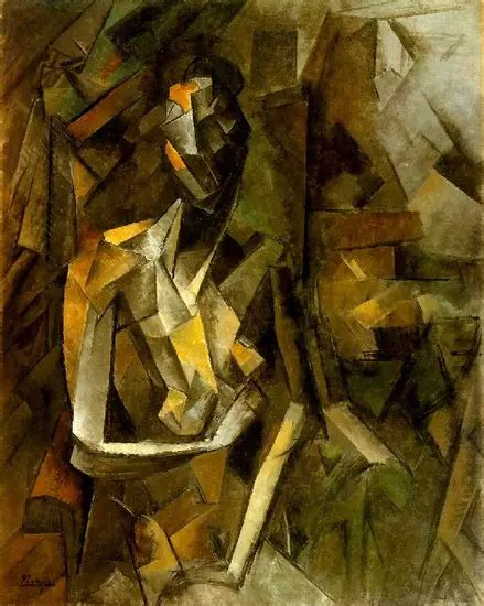 Pablo Picasso Naked Woman Sitting
