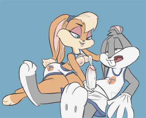 Rule 34 Breasts Bugs Bunny Duo Female Handjob Icy Cool Lagomorph Lola Bunny Looney Tunes Male