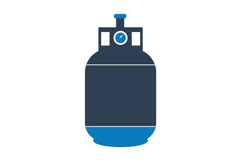 Gas Cylinder Icon With Editable File Graphic By Rendercloud · Creative