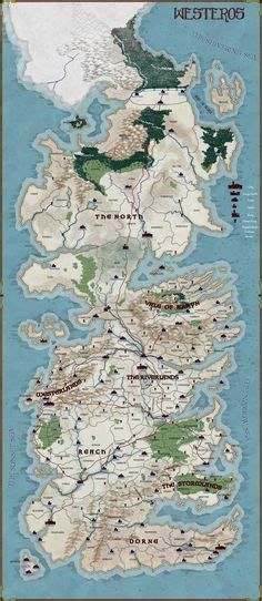 This Map Of Westeros Shows The European Equivalents Of The Seven