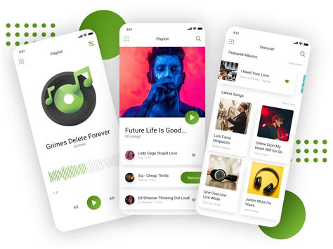 Music App Music App Ui Design Template Uplabs