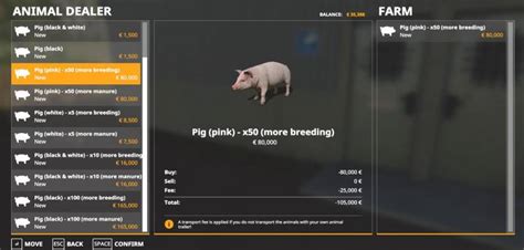 Fs19 Animal Species Pig Pack V10 • Farming Simulator 19 17 22 Mods