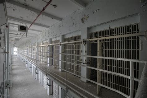 Cell Block Inside An Abandoned Maximum Security Prison 5201 X 3463