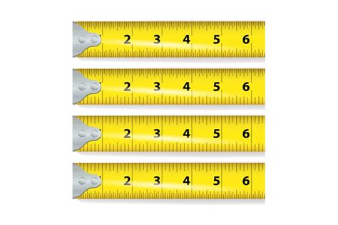Yellow Measure Tape Vector Centimeter And Inch 706688