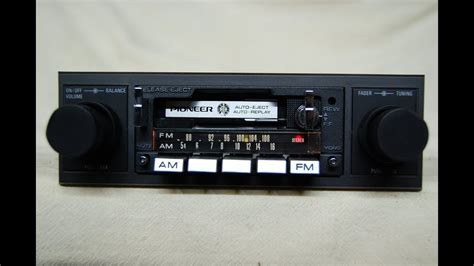 Vintage Pioneer Kp 5500 Amfm Cassette Car Stereo 13 Youtube