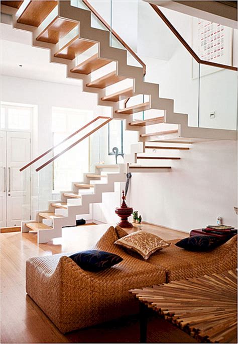 Nice 12 Unique Living Room Staircase For Beautiful Home Decoration