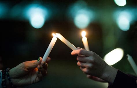 A function in vigil can state what it requires by using implore Chesvick's light shines through candlelight vigil | The Collegian