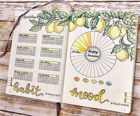 30 Summer Mood Trackers That Will Boost Your Mood Bullet Journal