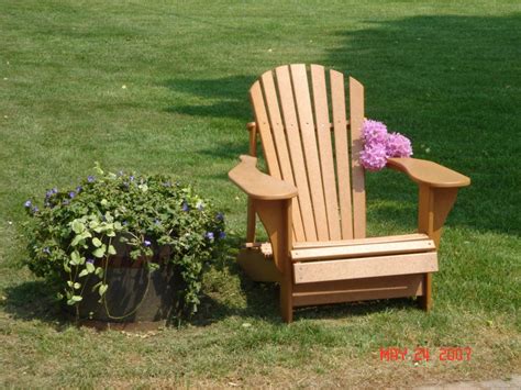 Buy patio furniture online or in store. Recycled Plastic Outdoor Adirondack Standard Chair ...