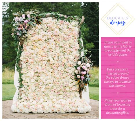 Floral Inspiration 14 Fabulous Flower Walls Boho Weddings For The