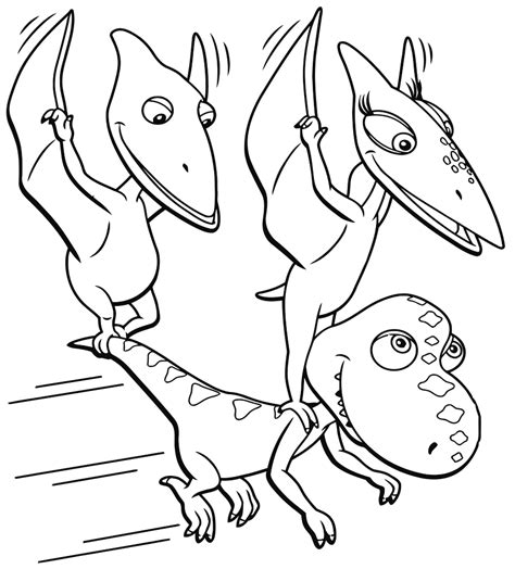 Currently, i advocate free printable train coloring pages for you, this article is similar with lamborghini aventador car coloring page. Coloring pages from the animated TV series Dinosaur Train ...