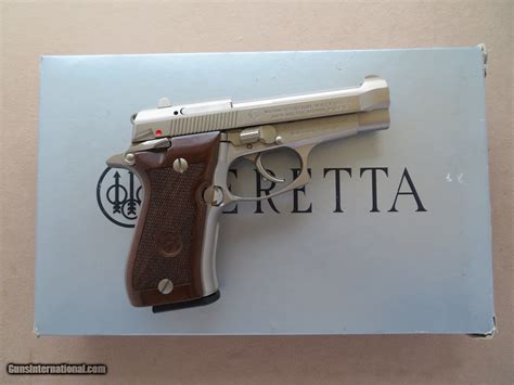 Beretta Model 84fs Cheetah Nickel 380 Acp Anib