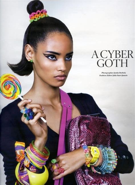 malaika firth in roller coaster magazine fashion black fashion model