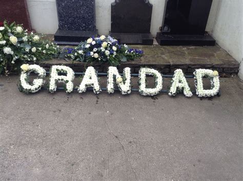 Buy purple memorials and funerals and get the best deals at the lowest prices on ebay! Funeral Flowers. GRANDAD funeral flower letter tribute ...