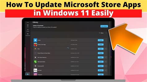 How To Update Microsoft Store Apps In Windows 11 Easily Youtube