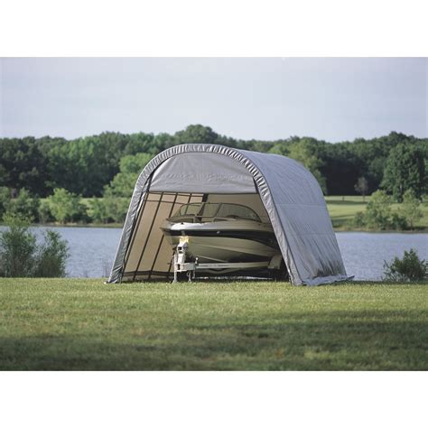 Shelterlogic 12 Ftw Round Style Instant Garage Shelter — 20ftl X