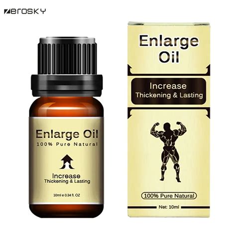 Zerosky Men 10ml Enlarge Oil Chinese Herbal Enlarge Massage Oil Enlargement Oils Permanent Safe