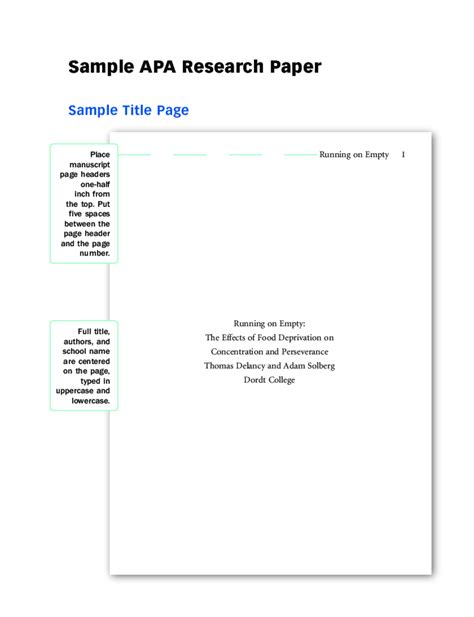 Be it the title page, or. Apa Written Paper Example - SEONegativo.com