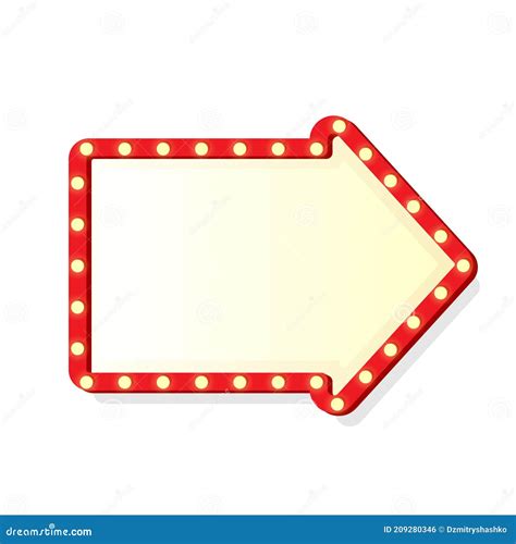 Marquee Arrow Icon Clipart Image Stock Vector Illustration Of Symbol